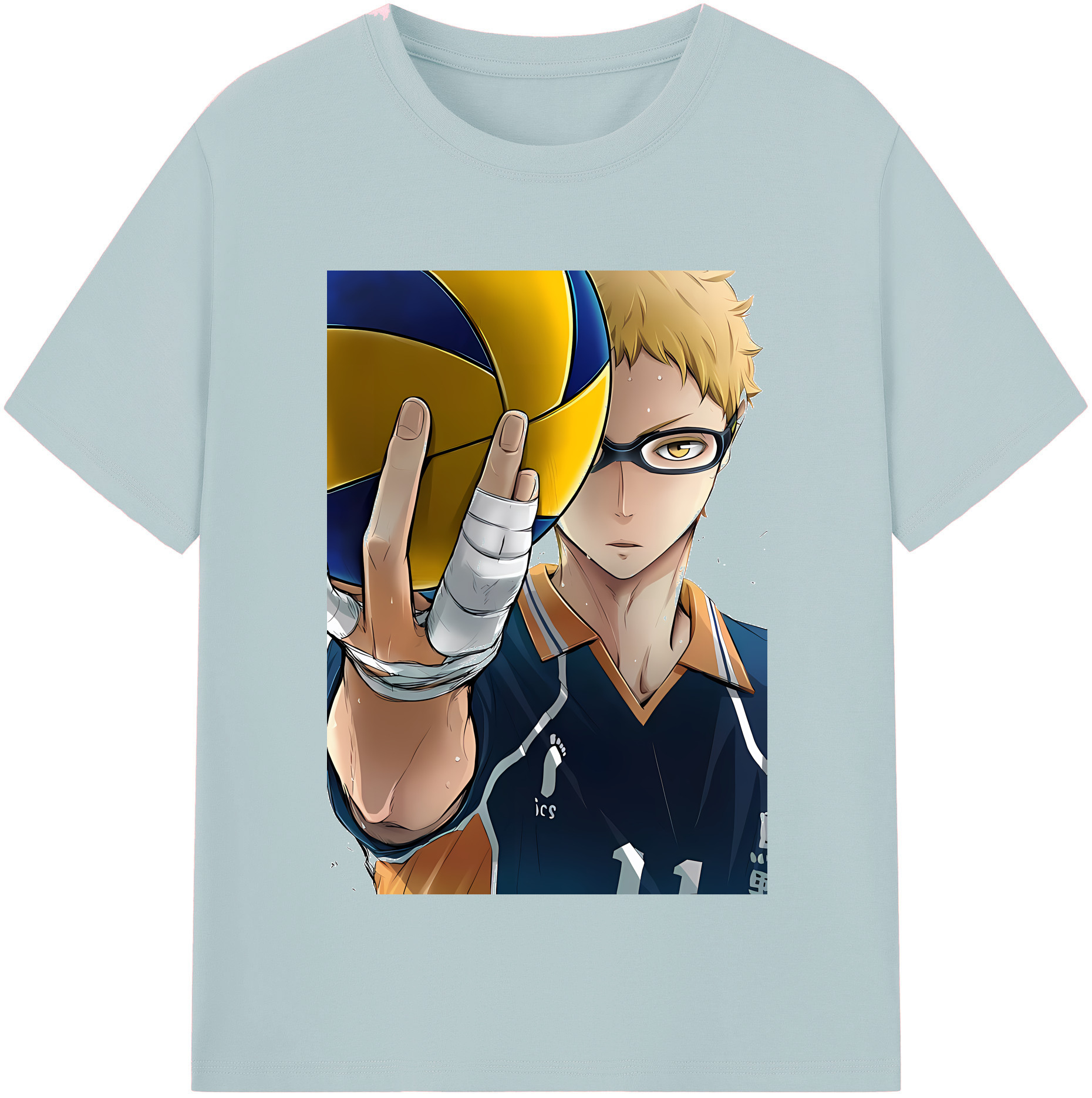 （画像用） ハイキュー!! Haikyu!! 綿100％半袖Tシャツ（フロントプリント）